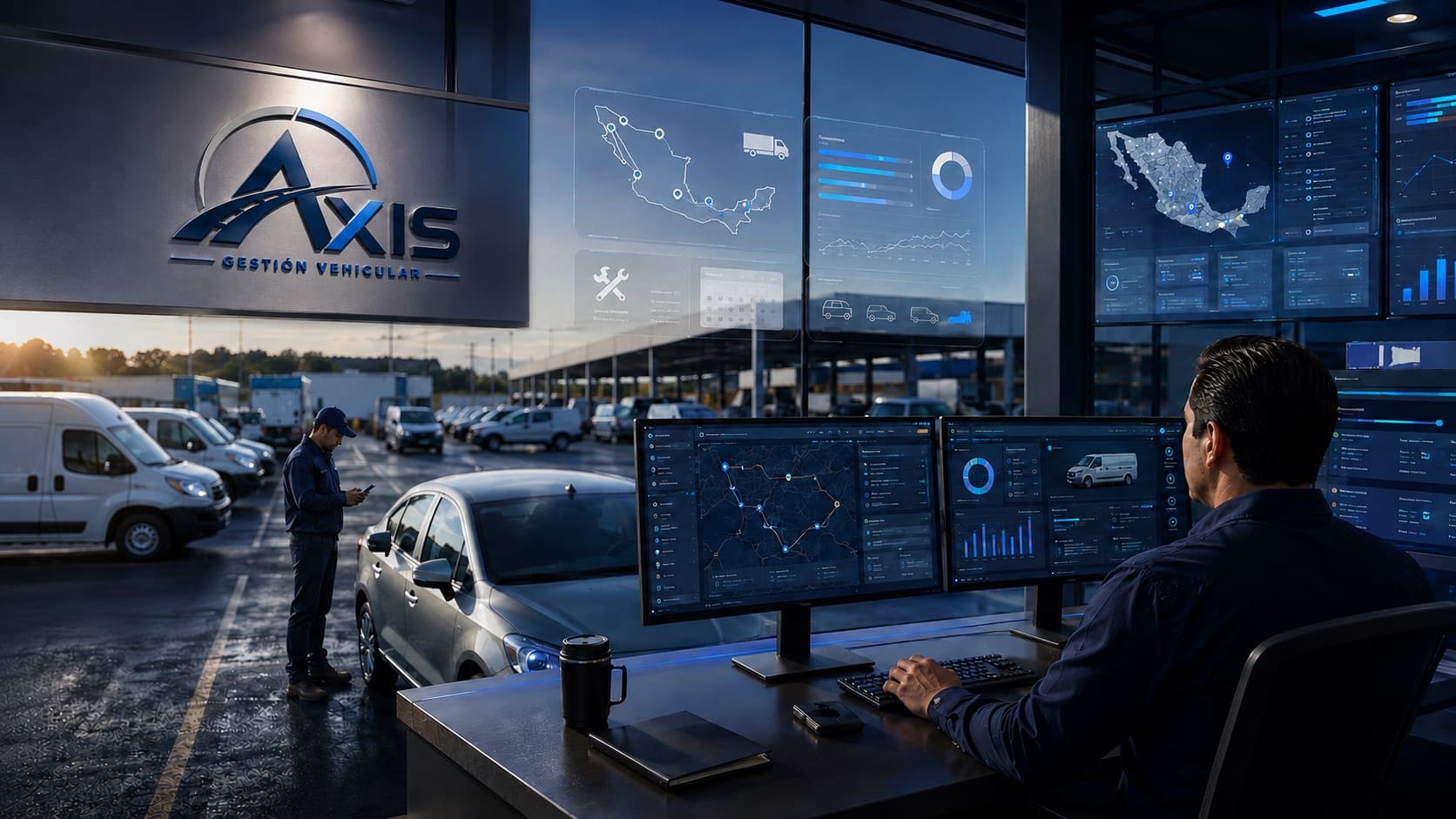 AXIS: Control integral de traslados, geolocalización, gastos, servicios e inventario de unidades.